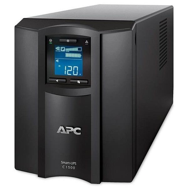 Apc Smart UPS, 1500VA, 8 Outlets, Rack/Tower, Out: 120V AC , In:120V AC SMC1500C